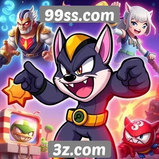 Variedade de jogos disponíveis na plataforma 99ss